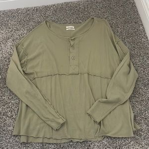 Oversized Button up Henley